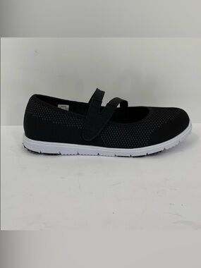 Propet Travel Walker EVO maryjane shoe flat comfort mesh black women 11 XW EE